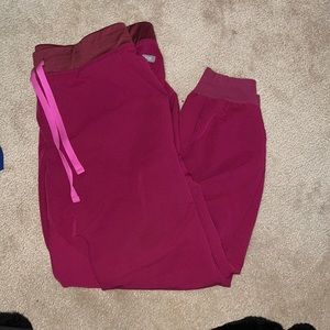 Dark Magenta Zamora joggers Xl petite